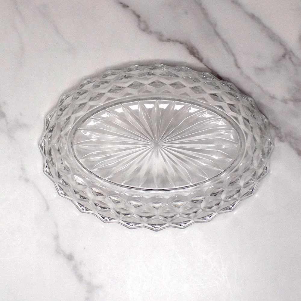 Vintage Fostoria American Clear (2056) Oval Vegetable Dish (836)